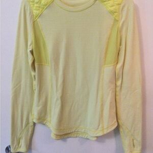 Lululemon Ice Queen Top Yellow